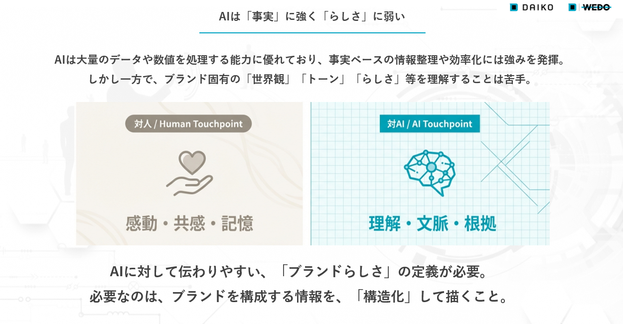 AIは「事実」に強く「らしさ」に弱い