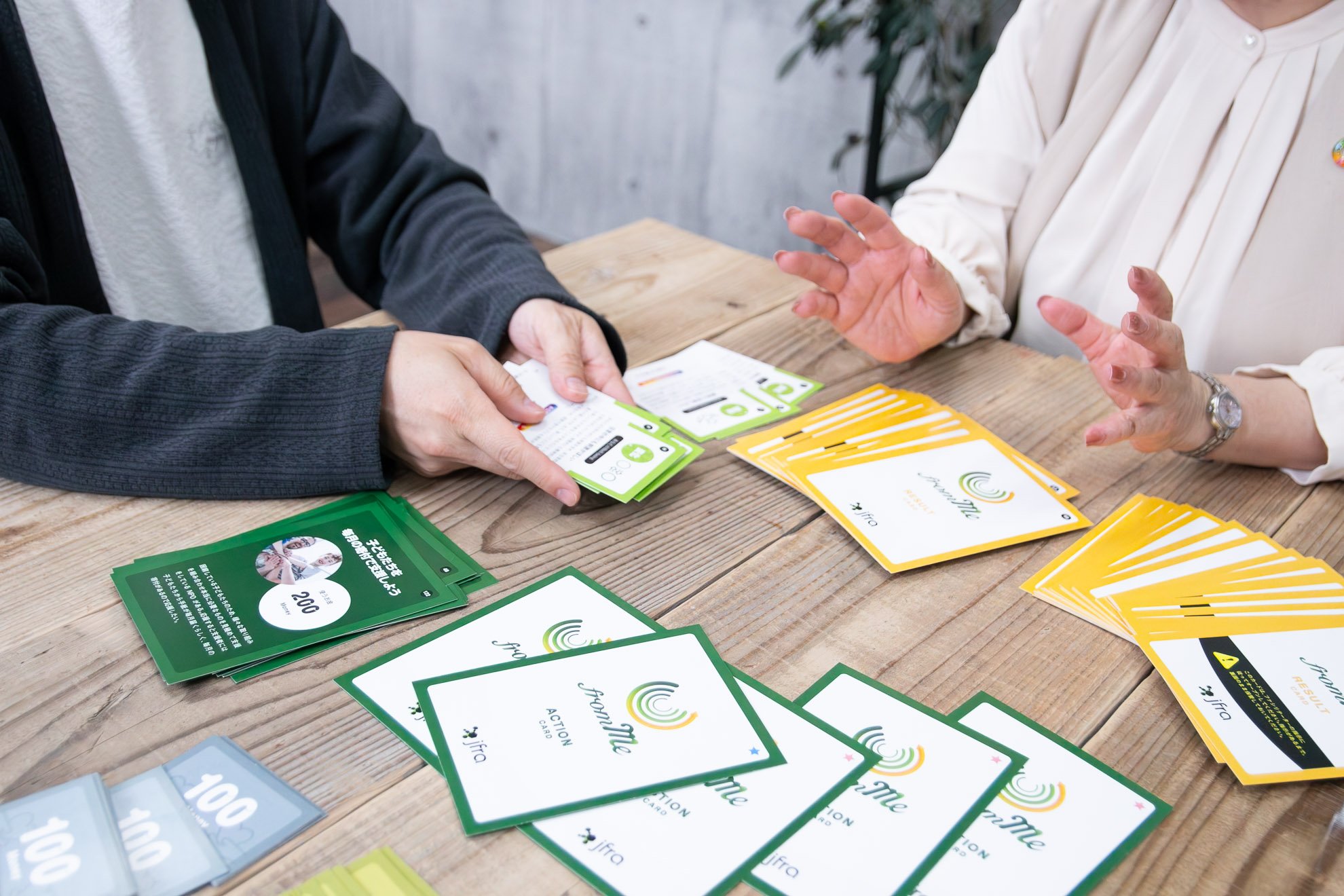 1万人が体験した社会貢献教育カードゲーム「from Me」