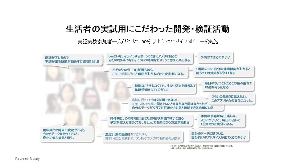 インタビューの声